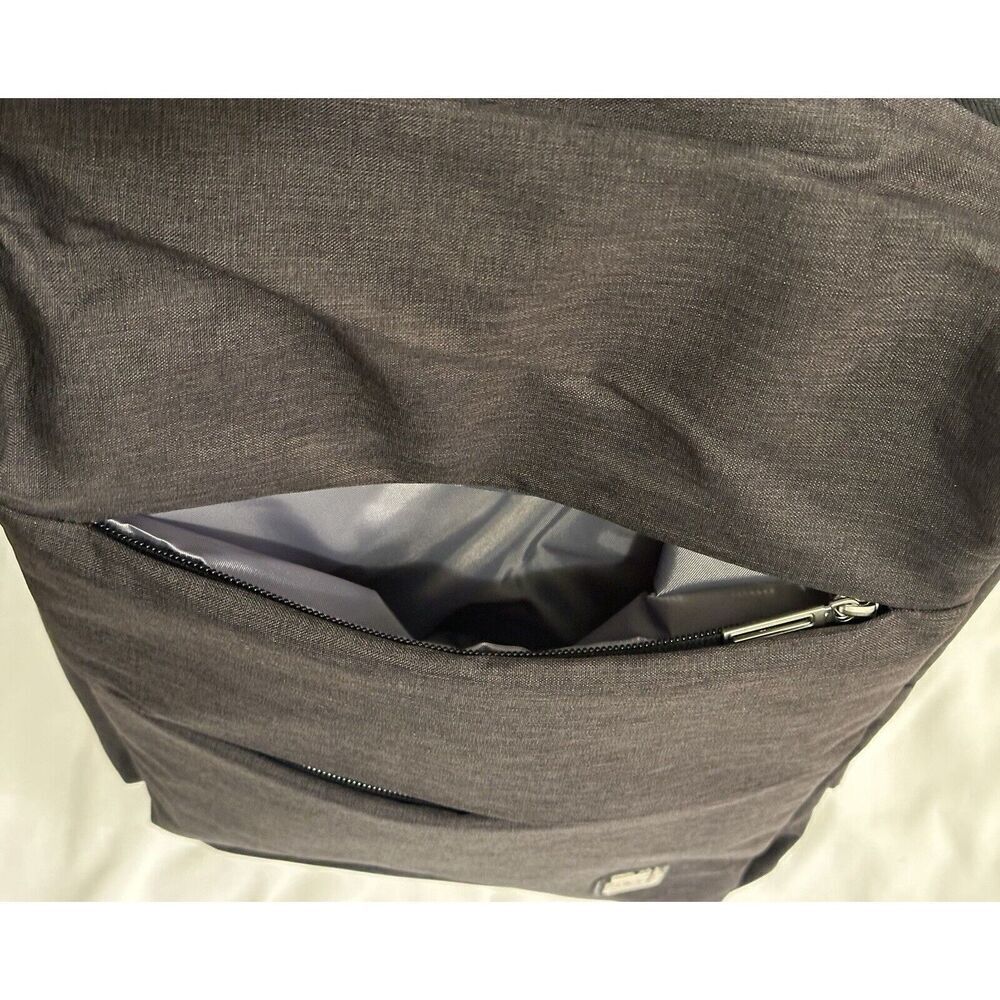 Mark Ryden Charcoal Gray Multi-Pocket Business Travel Backpack NEW - Picture 7 of 9